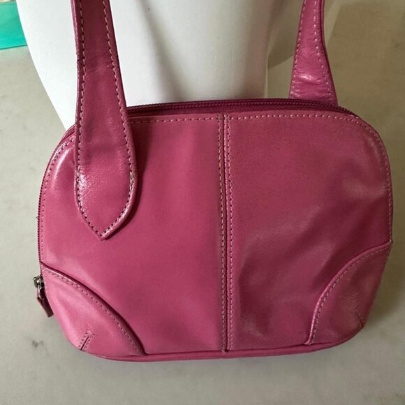 Vintage Wilsons Leather Maxima Shoulder Bag – 90s Hot Pink Leather – Rare Find - Picture 4 of 8
